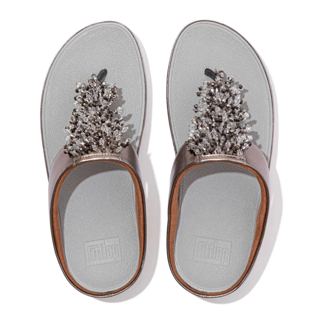 รองเท้าแตะแบบหูหนีบ ผู้หญิง รุ่น RUMBA BEADED TOE-POST SANDALS