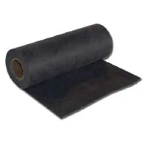 46" Wide Black Medium Weight (1.5 oz.) Firm Tearaway Backing Rolls