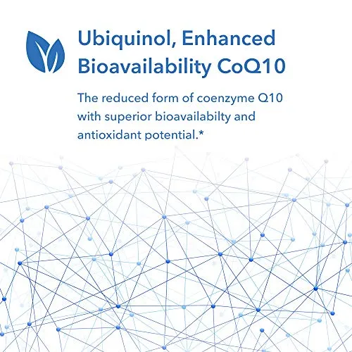 Allergy Research Group - CoQH-CF Ubiquinol - CoQ10 Antioxidant, Stable, Bioavailable - 60 Softgels