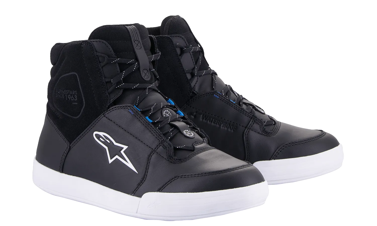 ALPINESTARS Chrome Shoes - Waterproof - Black/White - US 9 2543123-157-9