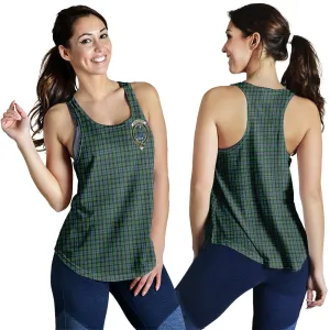 Arbuthnot Tartan Women Racerback Tanks with Family Crest