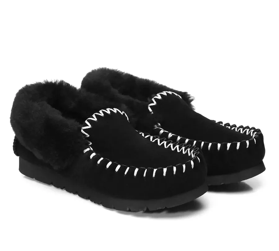 Australian Shepherd Kids Ankle Slippers popo Moccasins