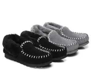 Australian Shepherd Kids Ankle Slippers popo Moccasins