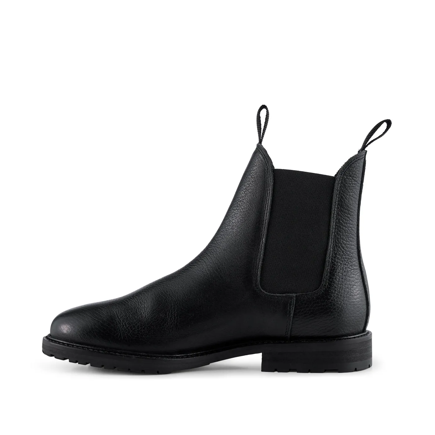 Avery chelsea boot leather - BLACK