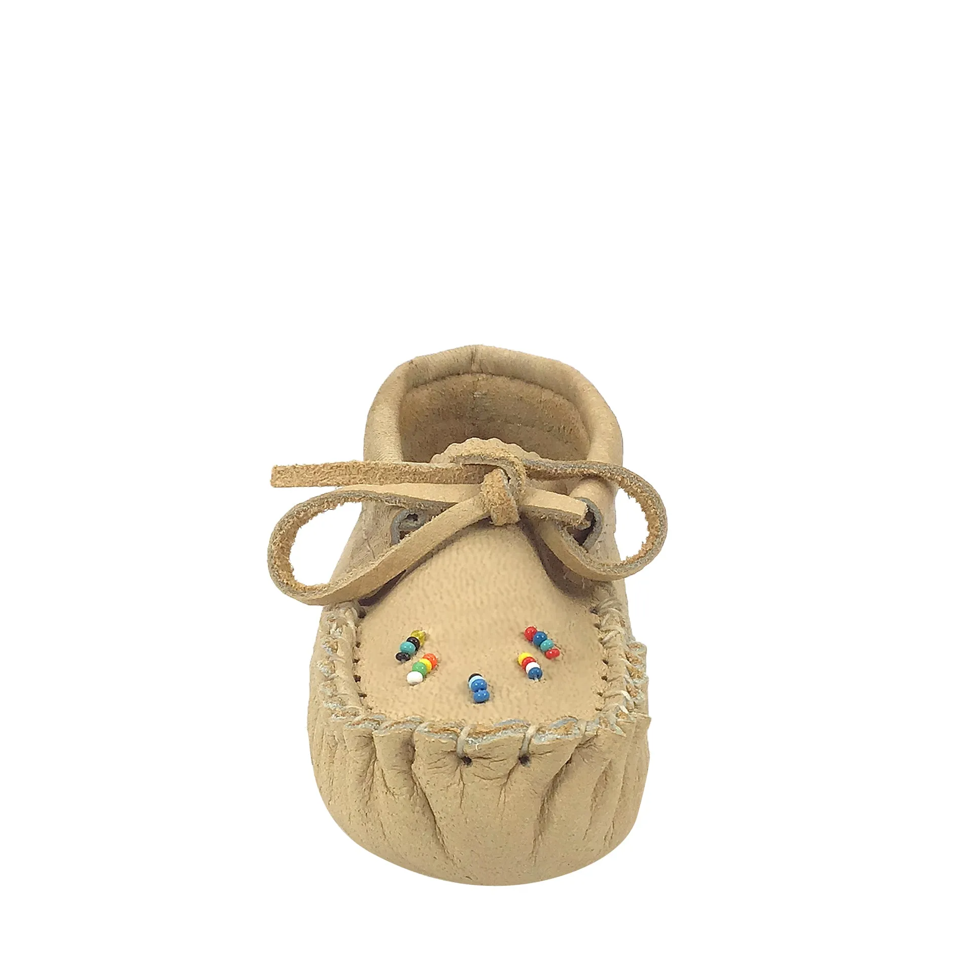 Baby, Children and Youth Earthing Moccasins Beaded Moose Hide Leather 4337