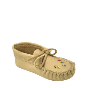 Baby, Children and Youth Earthing Moccasins Beaded Moose Hide Leather 4337