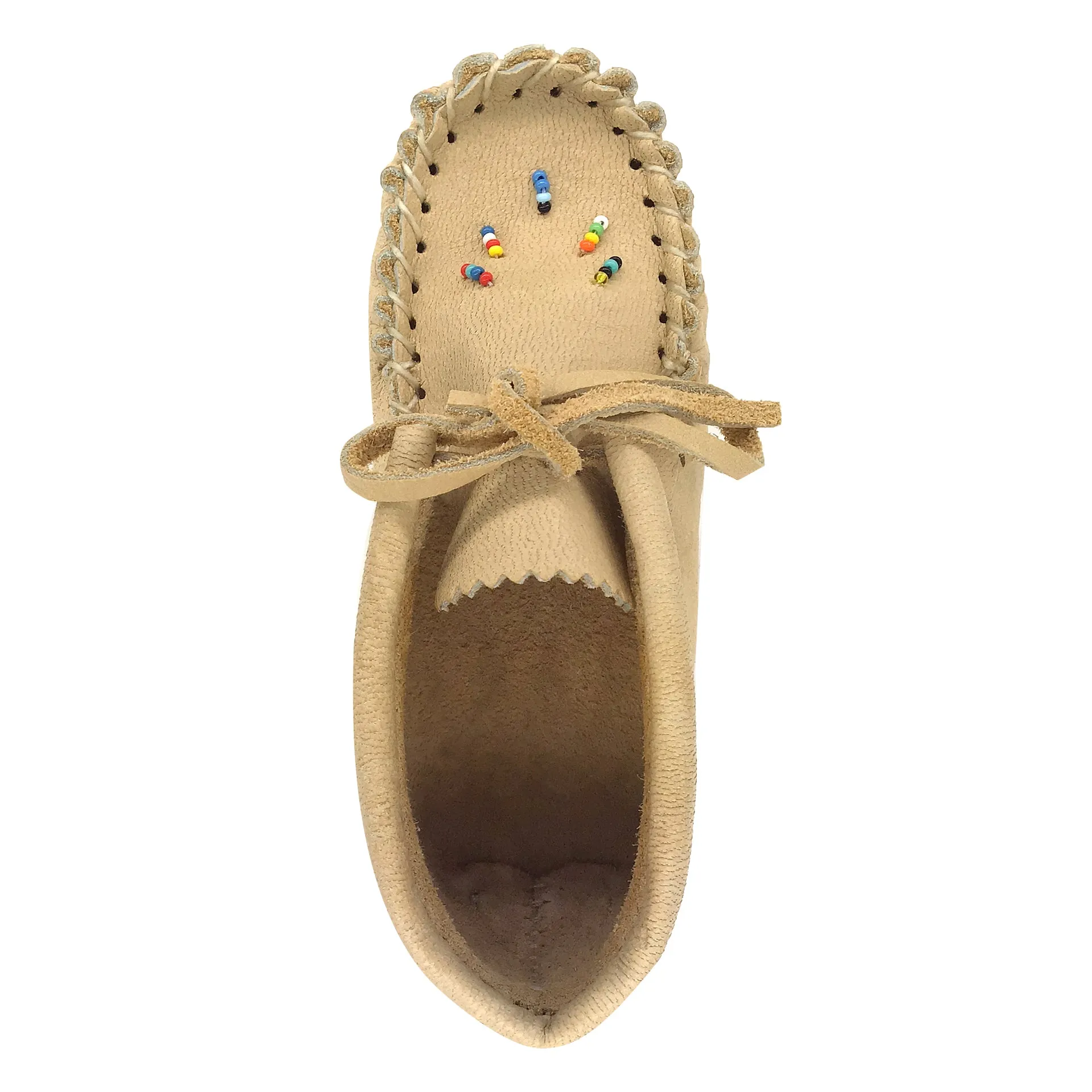 Baby, Children and Youth Earthing Moccasins Beaded Moose Hide Leather 4337