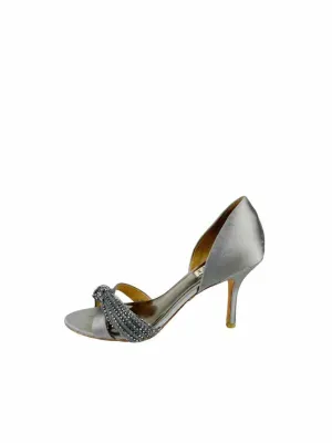 Badgley Mischka Women's D'Orsay Heels Silver Size 7