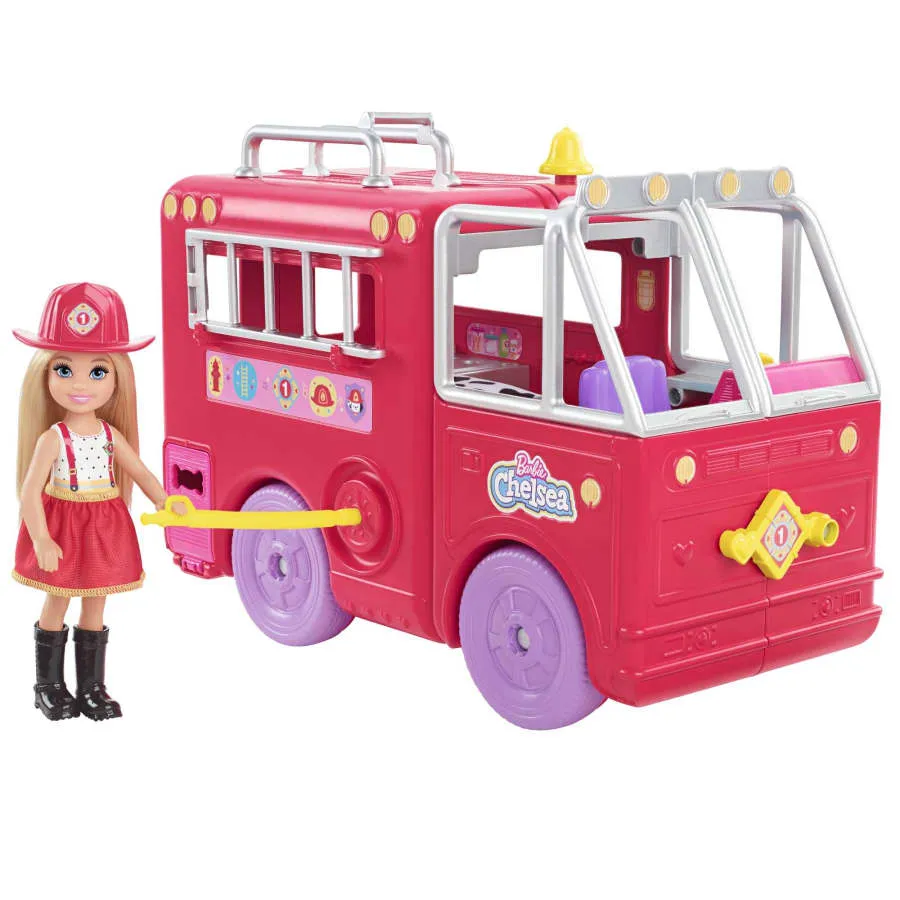 Barbie Chelsea Can Be... Fire Fighter With Fire Engine