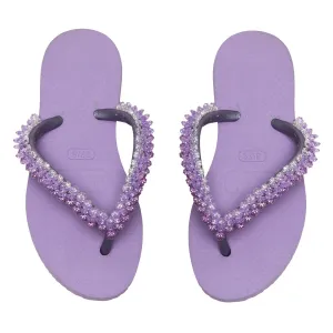 BEADED FLIP FLOP SANDALS