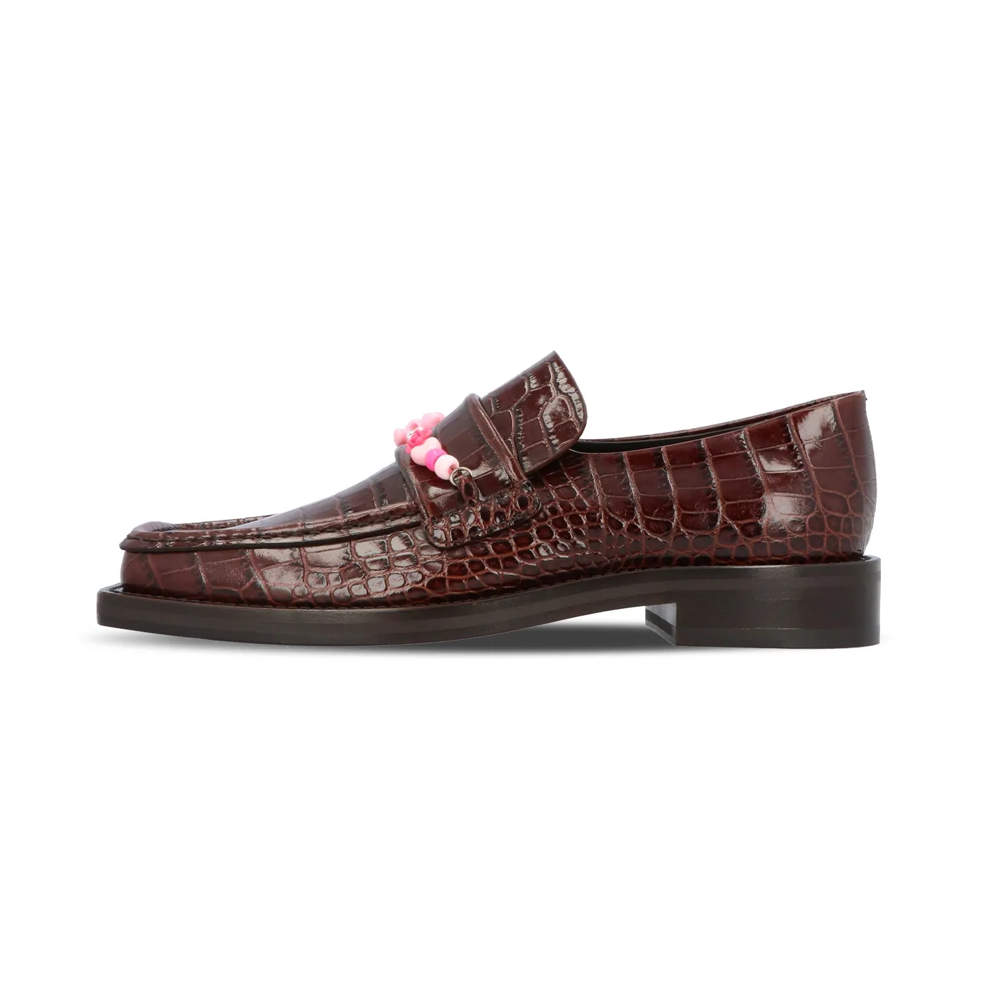 BEADED SQUARE TOE LOAFER