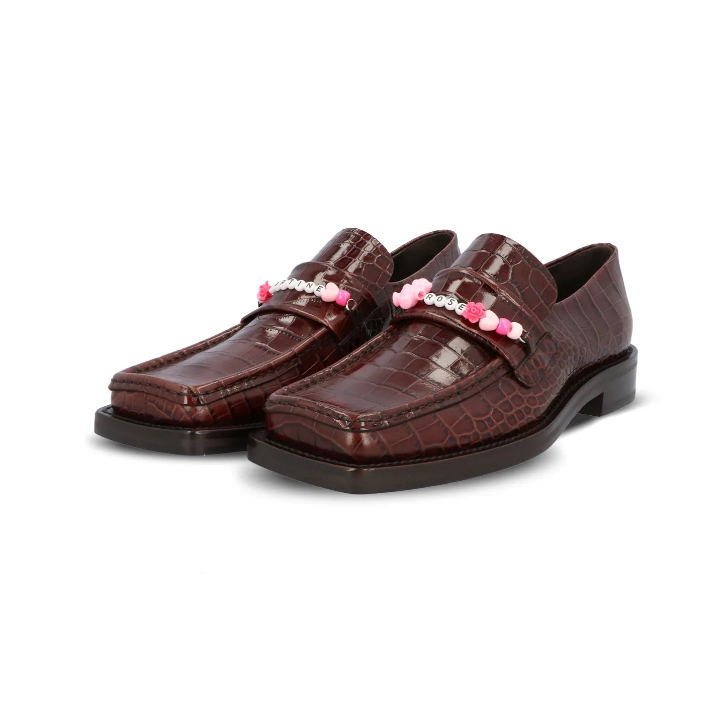 BEADED SQUARE TOE LOAFER