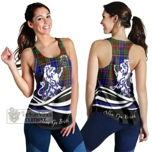 Beattie Tartan Women's Racerback Tanks with Alba Gu Brath Regal Lion Emblem