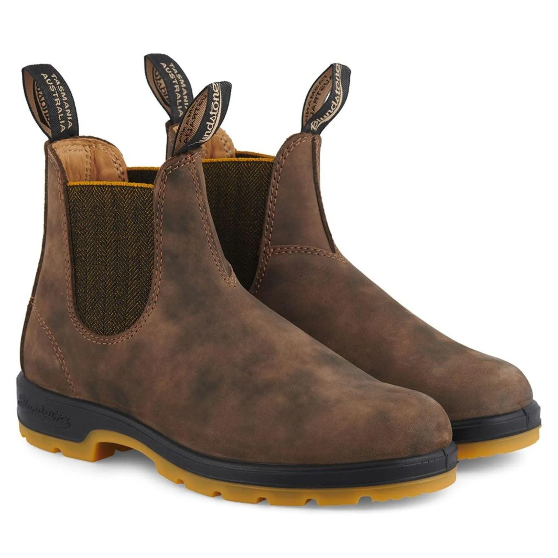 Blundstone 1944 Brown Leather Chelsea Boots Cushioned Absorbtion