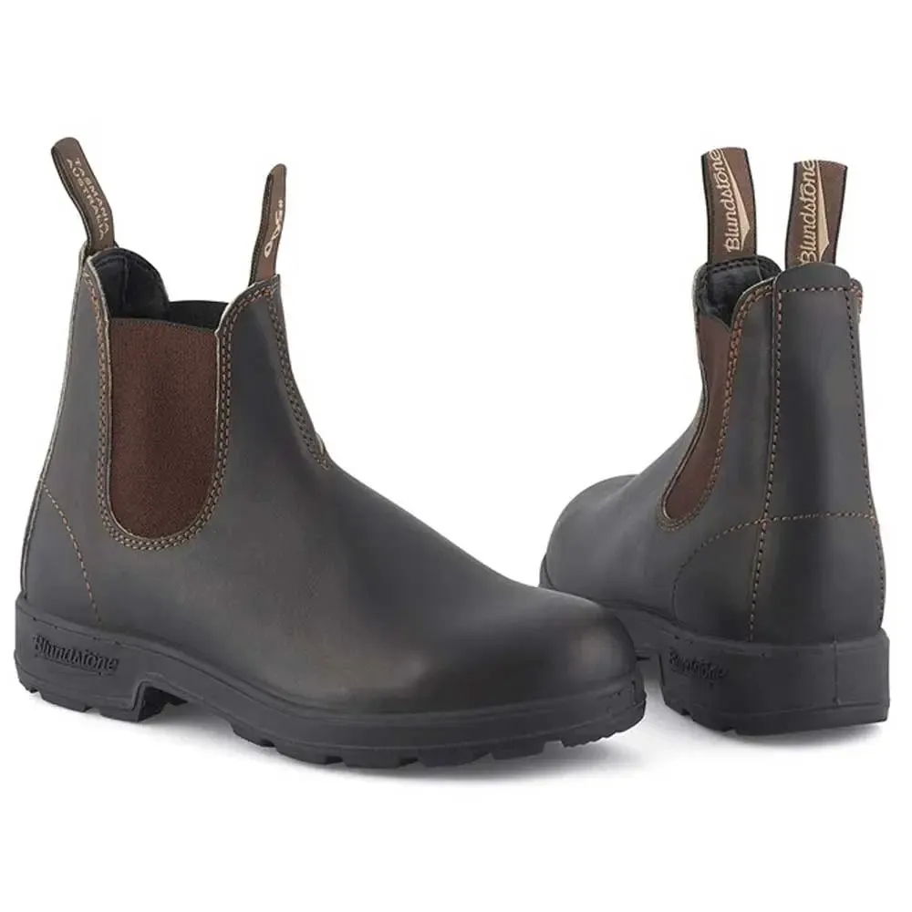 BLUNDSTONE Boots - 500 Leather - Stout Brown