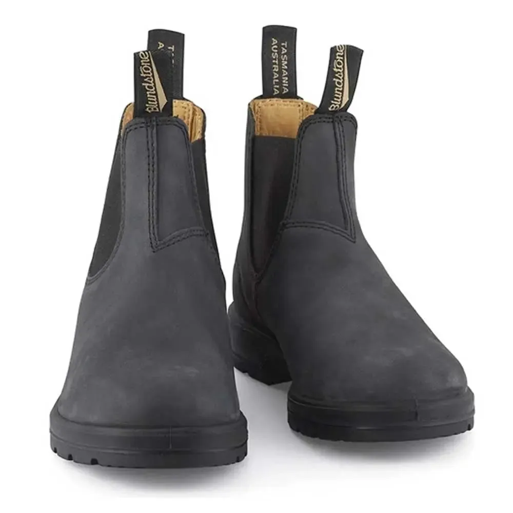 BLUNDSTONE Boots - 587 Leather - Rustic Black