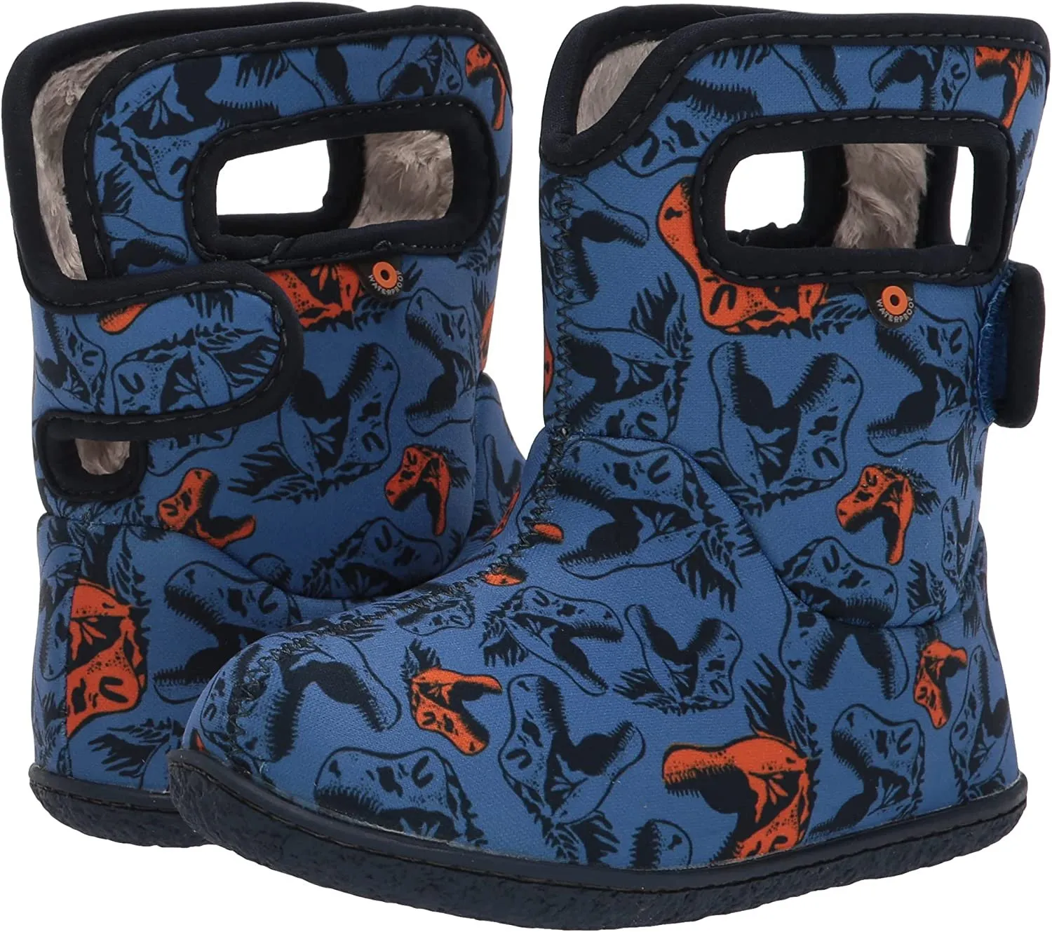 BOGS Kid's Winter Rain Boot - Blue Dino