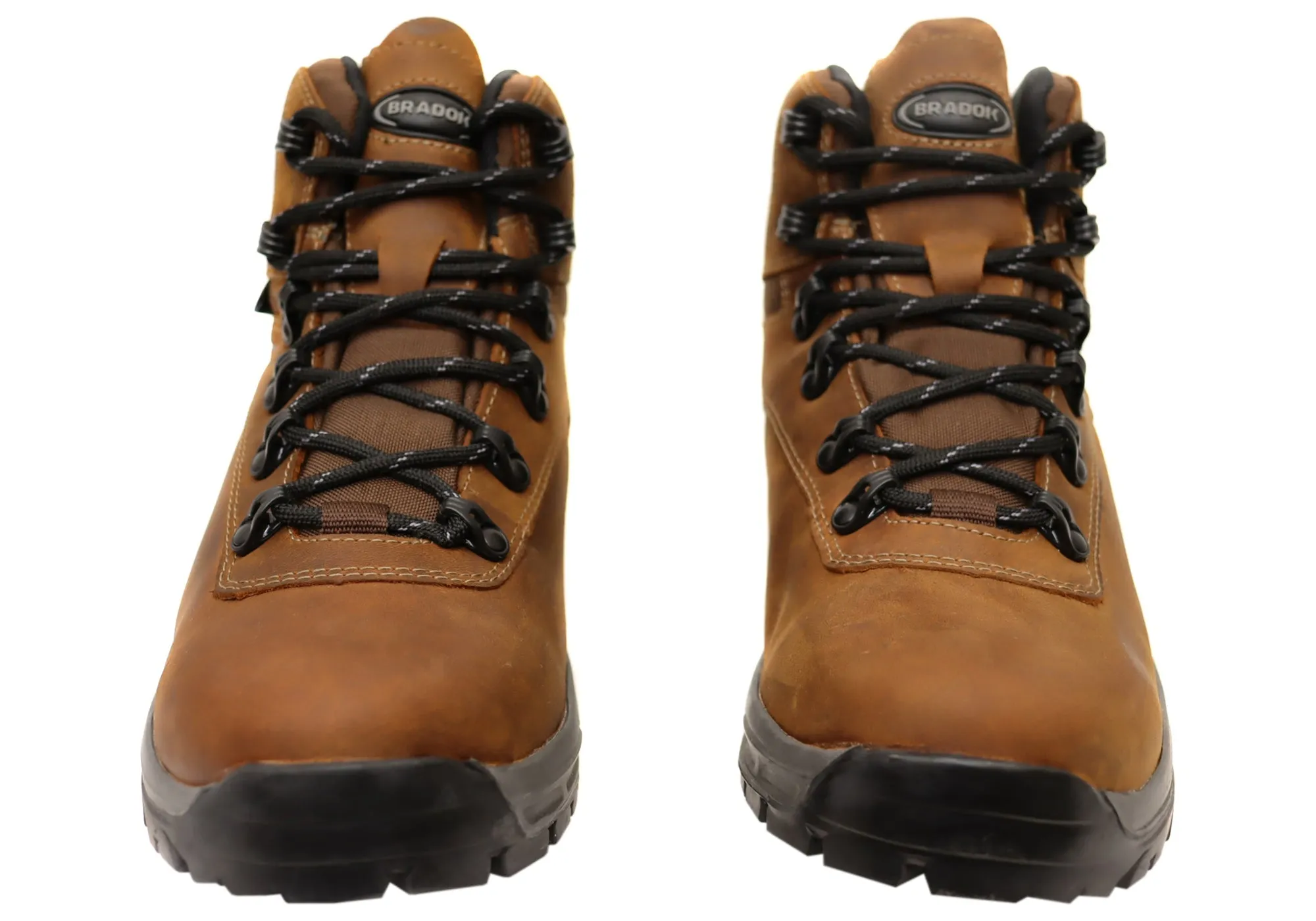 Bradok Aconcagua Mens Comfort Leather Hiking Boots Made In Brazil