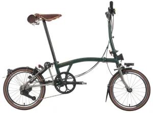 Brompton x Bremont x Cheaney M12 Folding Bike - Green