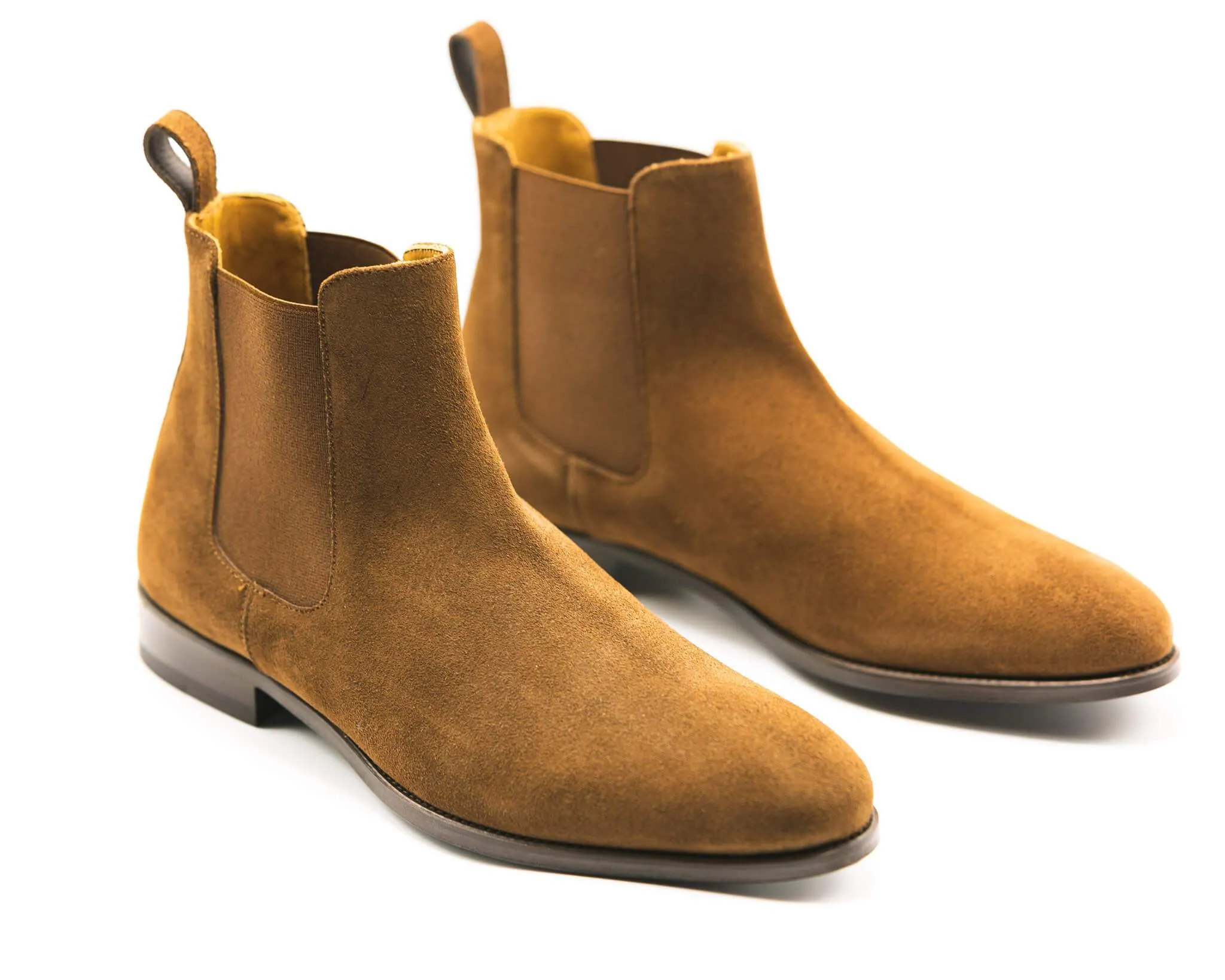 Brown Suede Chelsea Boot