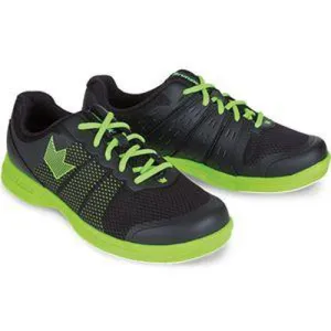 Brunswick Mens Fuze Black Neon Green Bowling Shoes