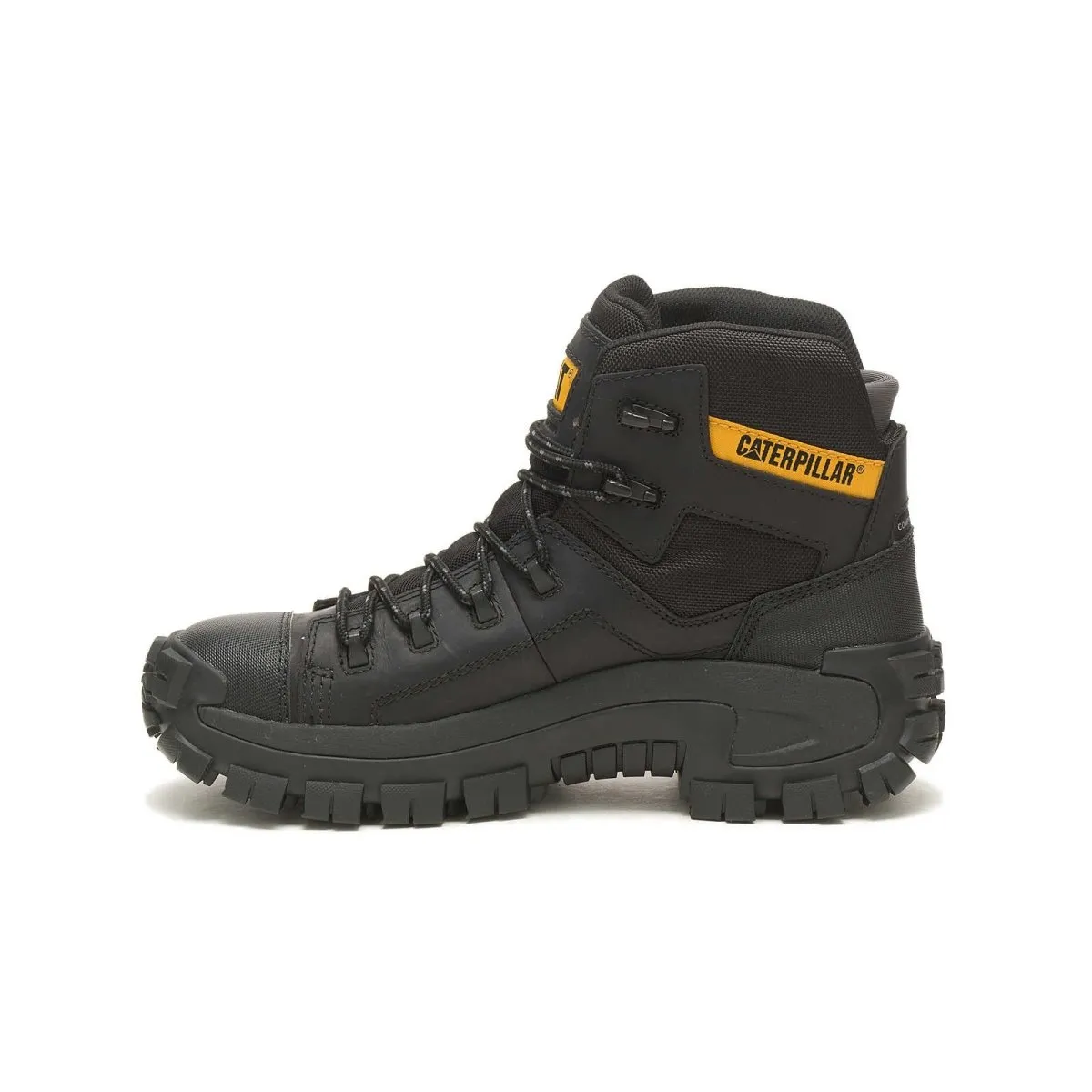 Caterpillar Invader Hiker Waterproof Composite Toe Men's Work Boot (p91542) In Black