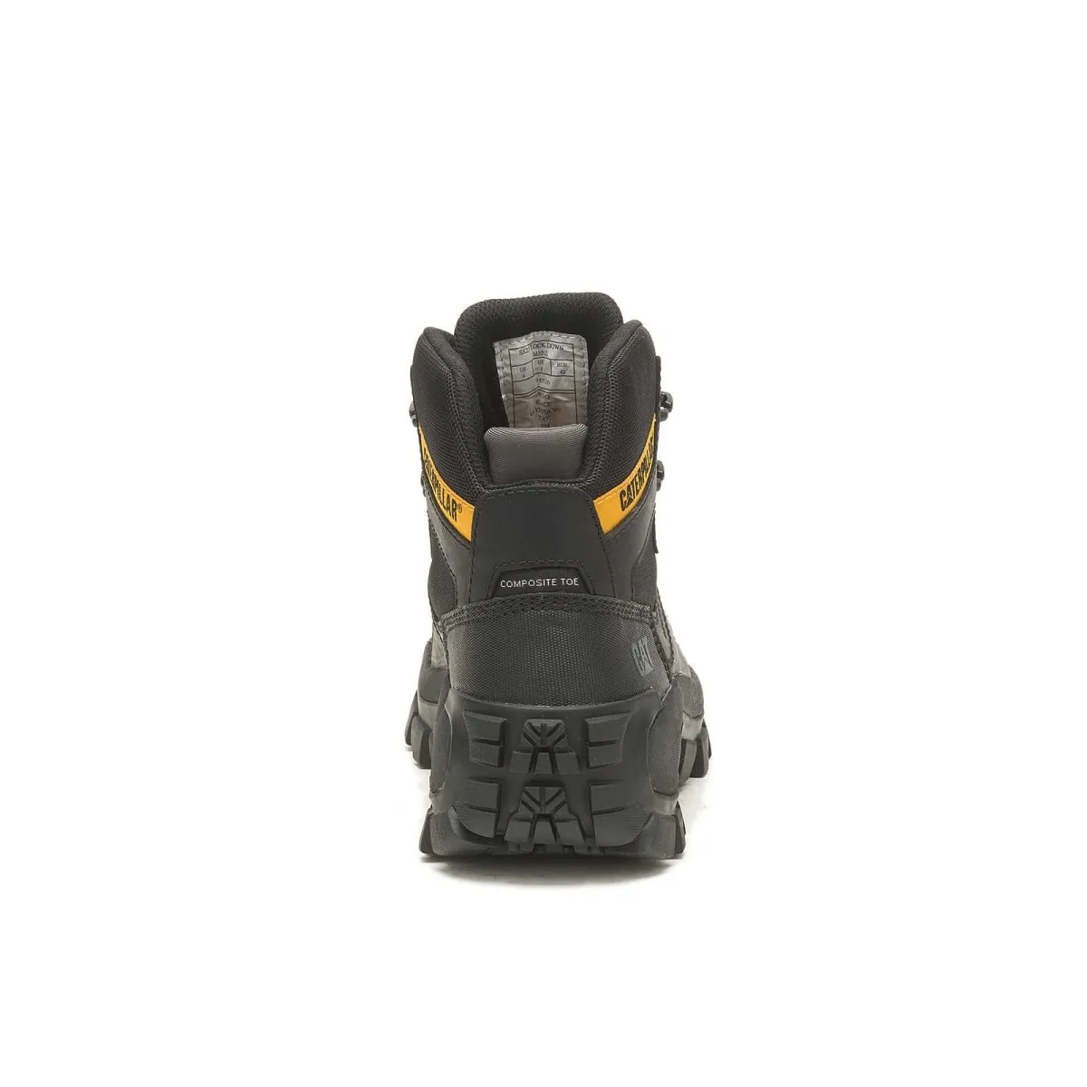 Caterpillar Invader Hiker Waterproof Composite Toe Men's Work Boot (p91542) In Black