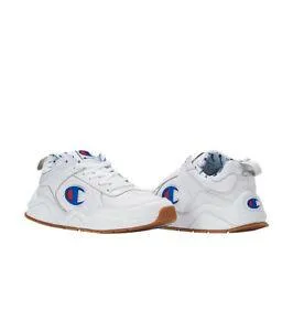 Champion 93 Eighteen Big C Leather White Sneakers