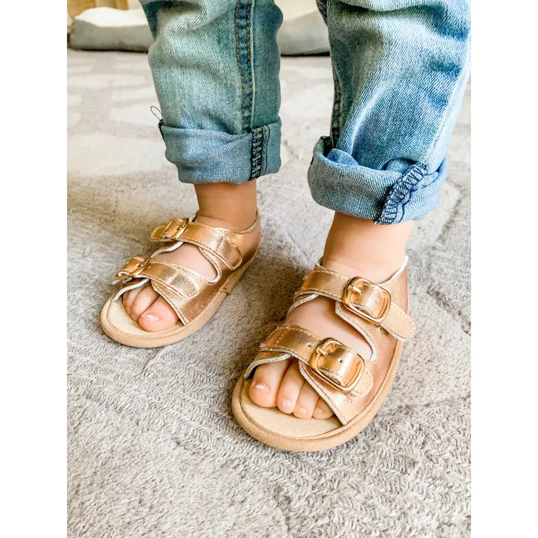 Charley Sandal - Rose Gold