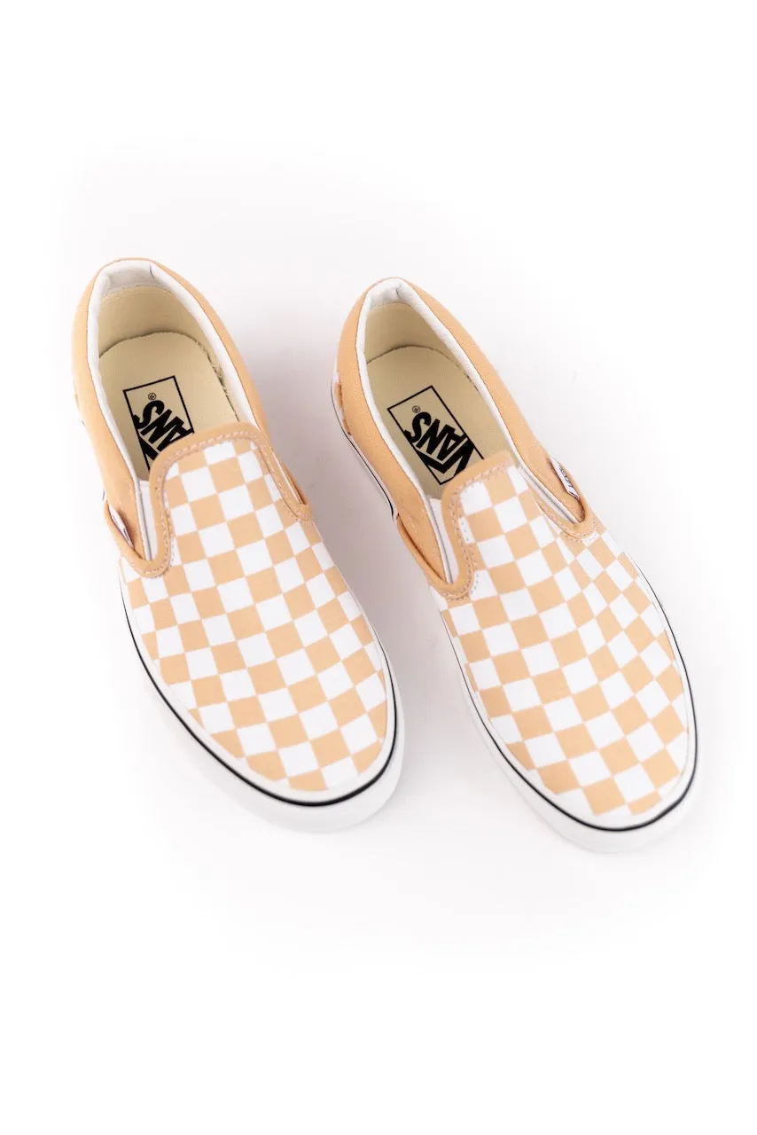 Checkerboard Slip On Vans