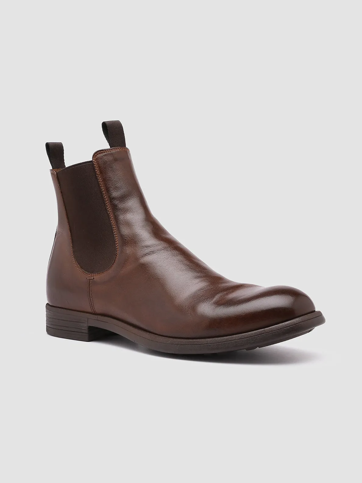 CHRONICLE 002 - Brown Leather Chelsea Boots