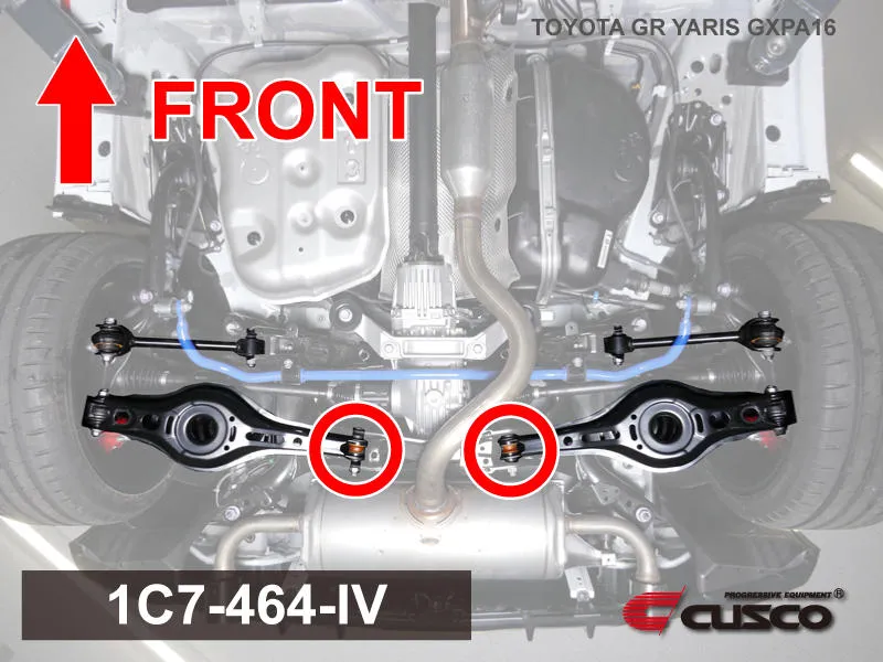 CUSCO 1C7 464 IV Rear suspension arm for TOYOTA GR Yaris (GXPA16)