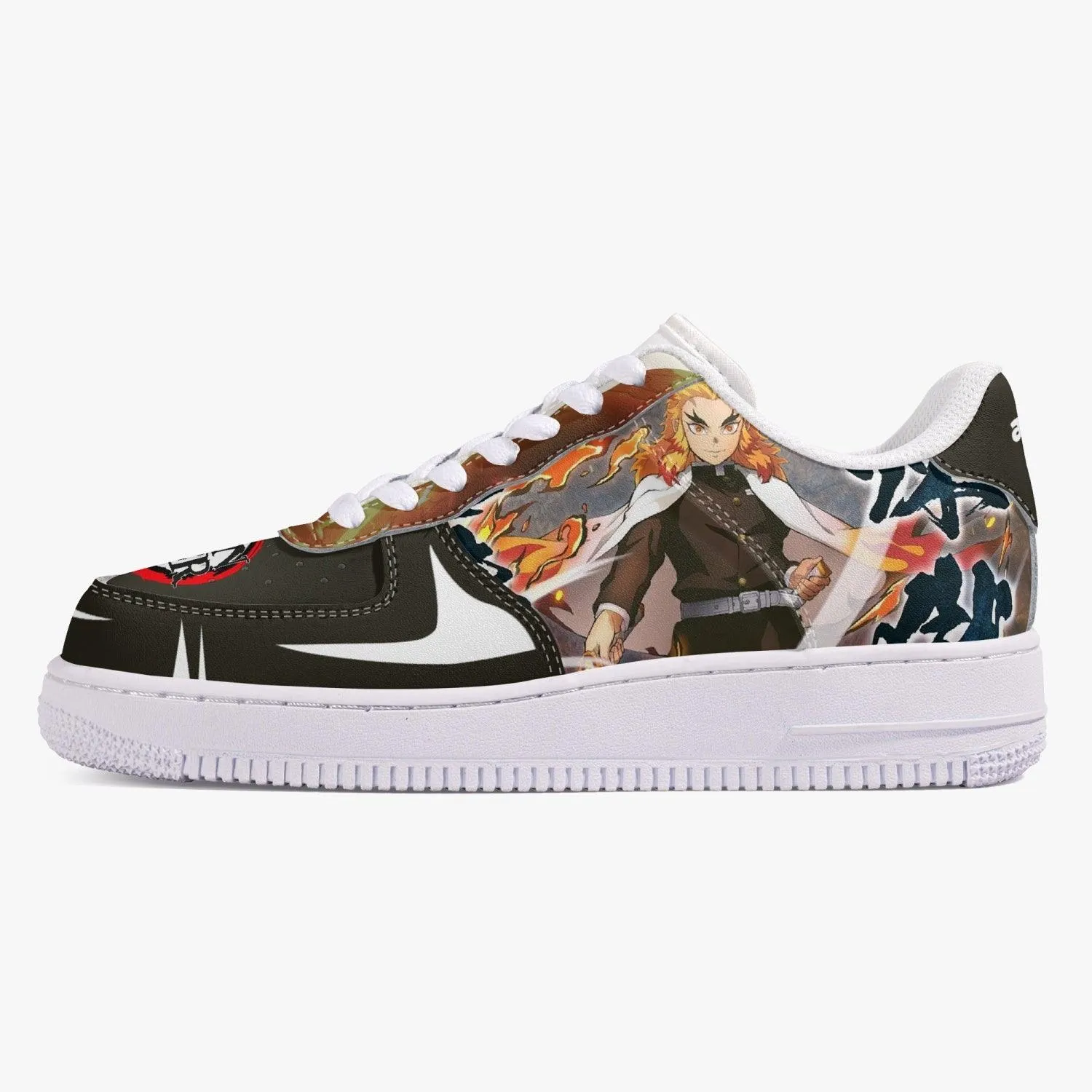 Demon Slayer Kyojuro Rengoku AF1 Anime Shoes