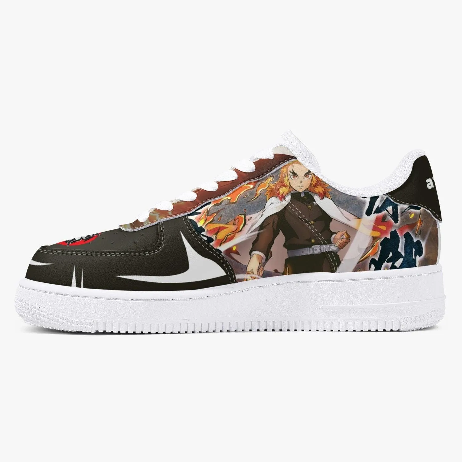 Demon Slayer Kyojuro Rengoku AF1 Anime Shoes