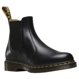 Dr. Martens 2976 Black Unisex Leather Chelsea Twin Gussets Pull on Ankle Boots - UK 6.5