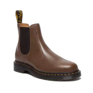 Dr Martens - 2976 YS Chelsea Boot Yellow Stitching Dark Khaki Legacy Brown