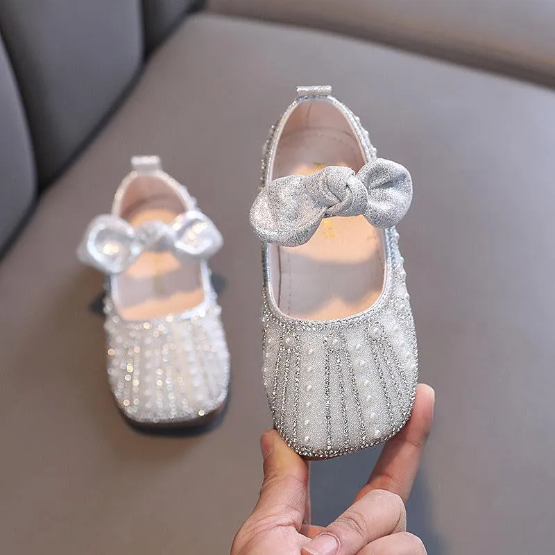 Dreamy Princess Shoes Delicate Kids' Shoes Sparkling Beaded Girls' Shoes