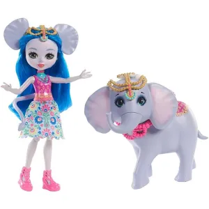 Enchantimals Doll & Large Animal Ekaterina Elephant & Antic