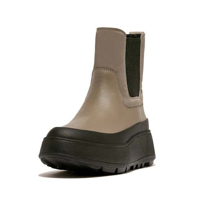 FitFlop F-mode water-resistant flatform chelsea boots