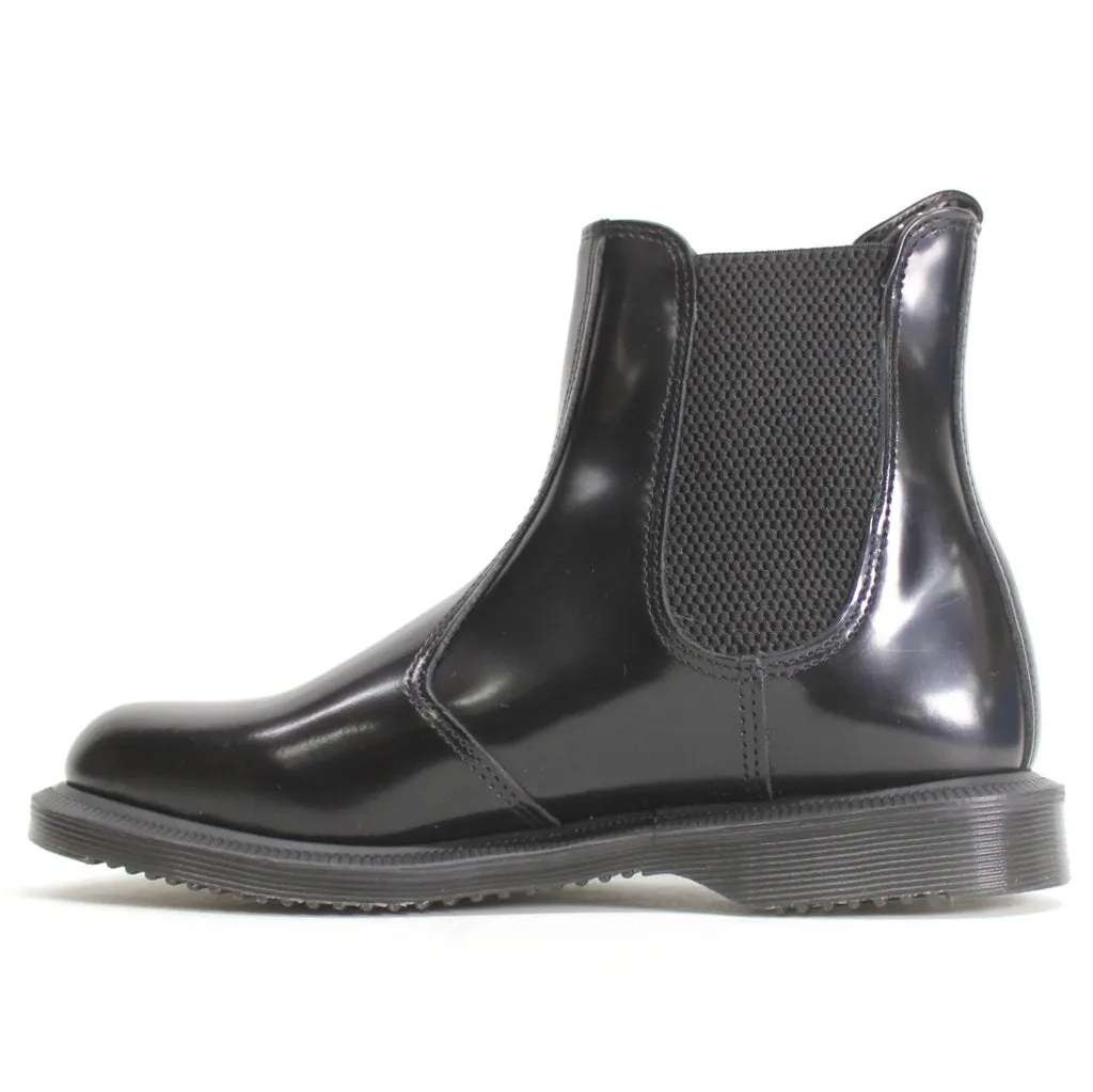 Flora Polished Smooth Leather Women's Chelsea Boots