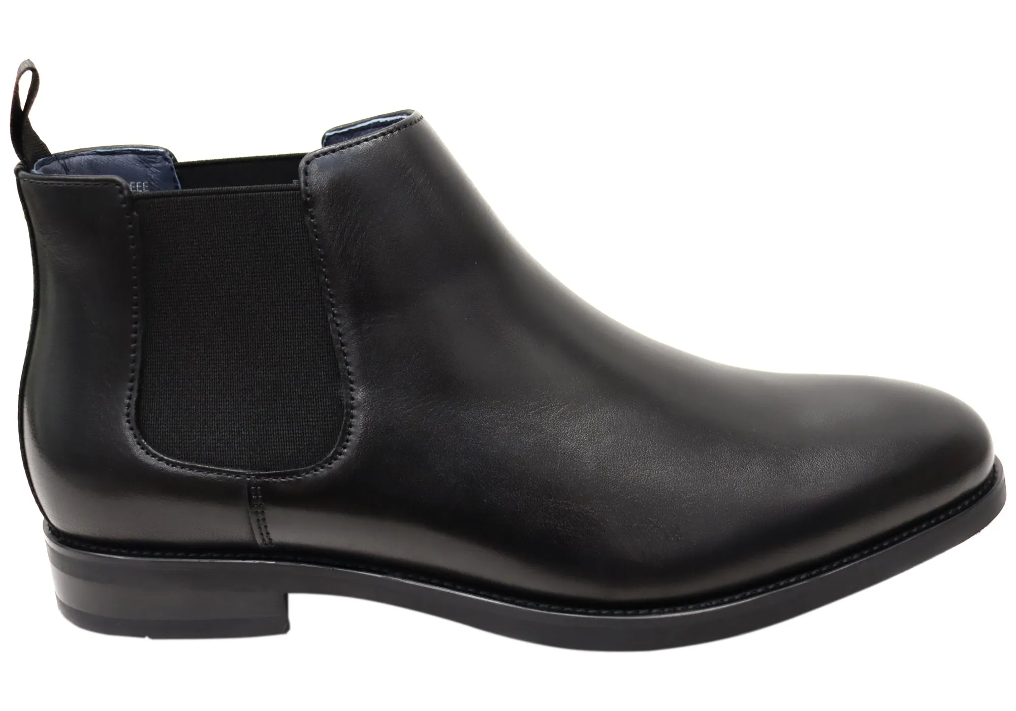 Florsheim Mens EEE Triple Wide Leather Ceduna Plain Toe Chelsea Boots