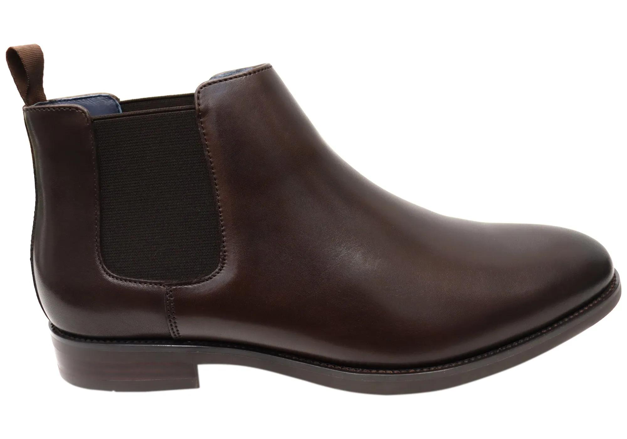 Florsheim Mens EEE Triple Wide Leather Ceduna Plain Toe Chelsea Boots