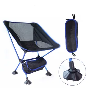 Foldable Fishing Chairs Bearing 330lb Weight w/ Stable Large Feet