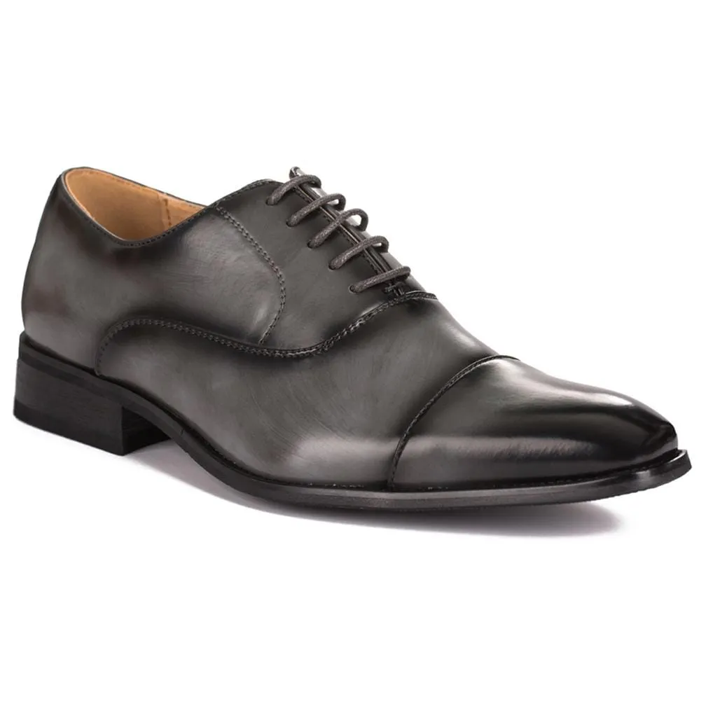 Gino Vitale Lace-up Cap Toe Dress Shoes