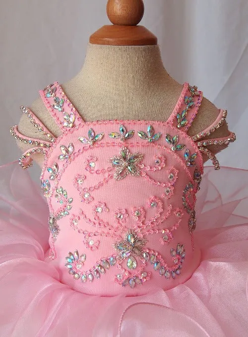 Glitz Beaded Bodice Baby Girl/Princess/ Cupcake Pageant Dress