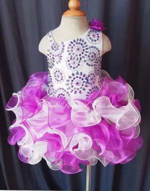 Glitz Beaded Bodice Infant/toddler/baby/children/kids Girl's Pageant Dress