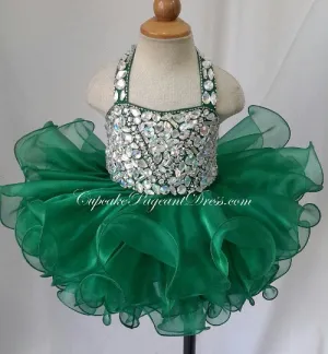 Glitz Beaded Bodice Infant/toddler/baby/children/kids glitz Girl's Pageant Dress