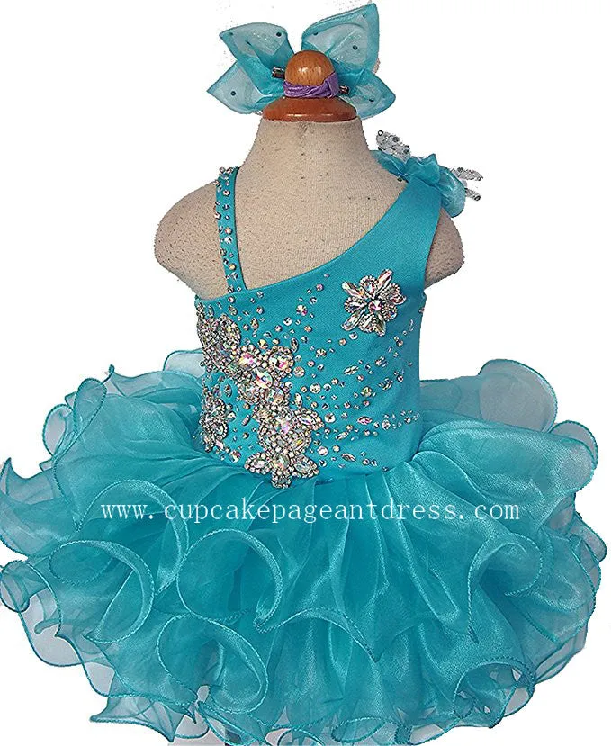 Glitz Beaded Bodice Little Princess Cupcake Pageant Dress