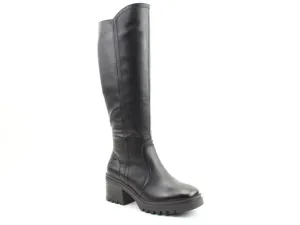 Heavenly Feet Weston2 Womens Black Zip Up Tall Boots