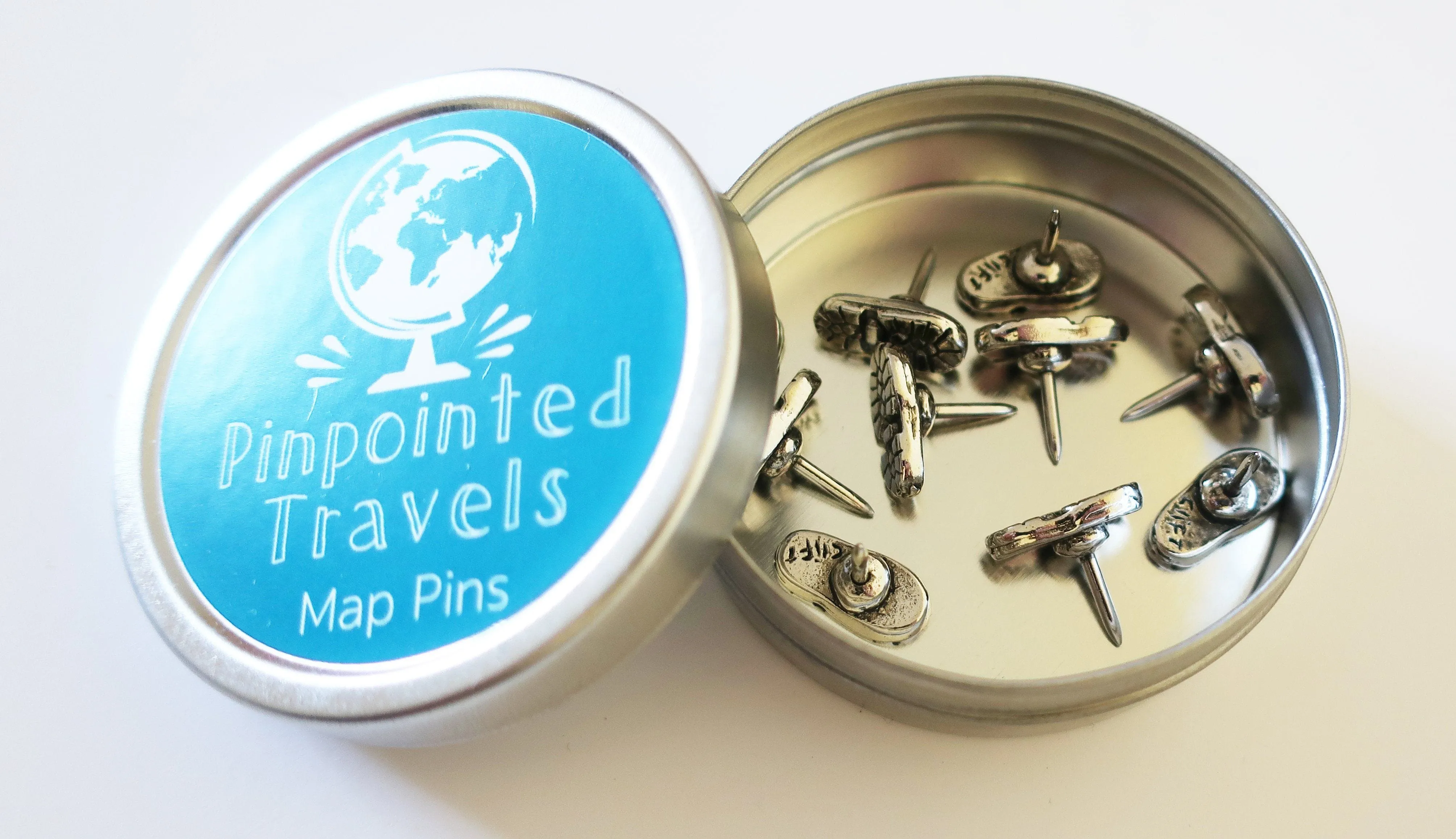 Hiking Boot Map Pins